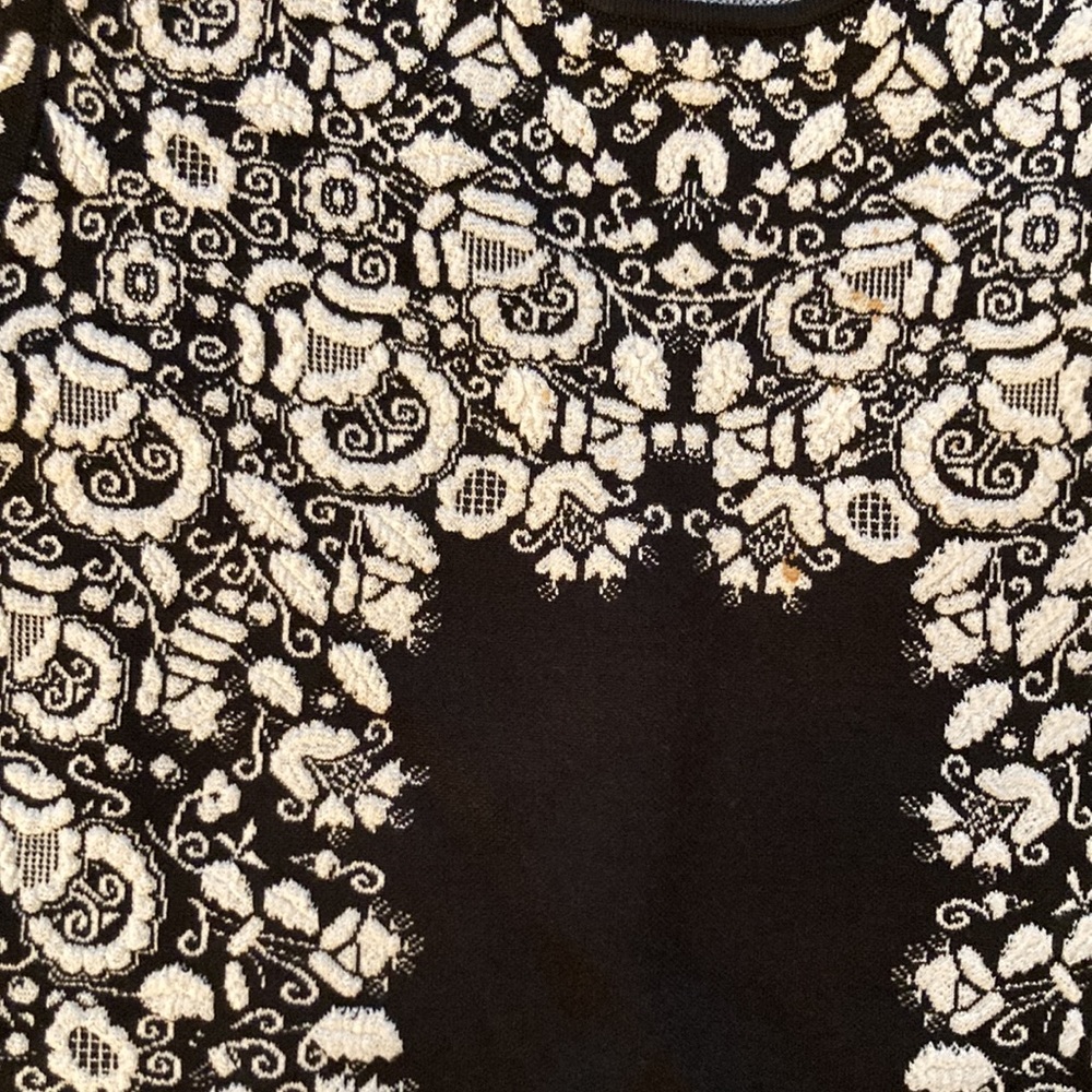 BCBG Maxazria Fabiana Floral Jacquard Dress - Picture 2 of 4
